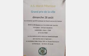 GD pric de  AS MARCK   28 AOUT 2022