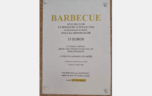 Fête du club AS MARCK - barbecue  24 JUILLET 2022