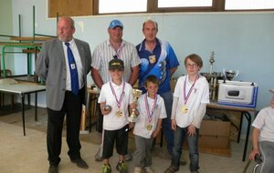 l'équipe Championne de Ligue en minimes
Léo Famchon AS Marck associé à Théo Crogiez et Enzo Migliore