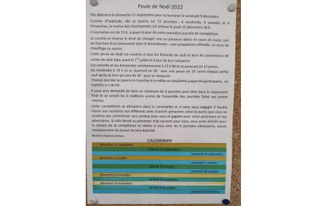 Poule de Noël 2022